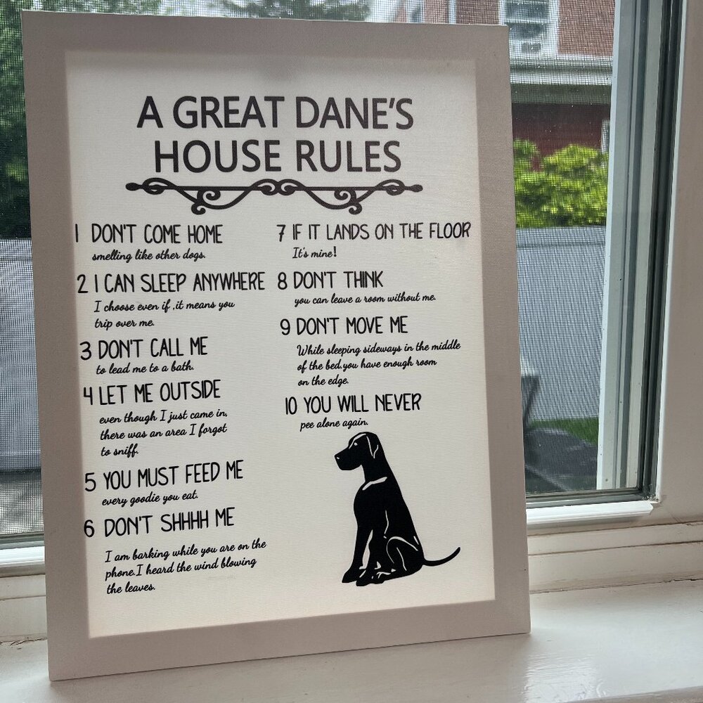 Great Dane Sign